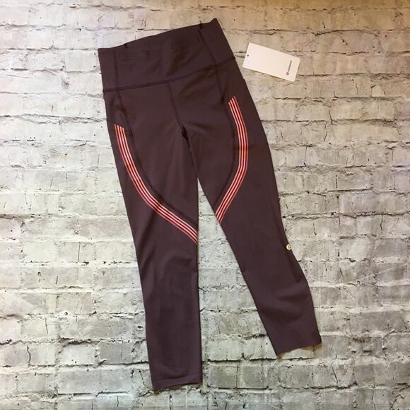 Lululemon Speed Limit Crop in Cherry Cola - Picture 4 of 8